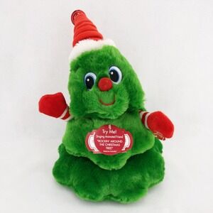 DanDee‎ Dancing Singing Christmas Tree Rockin Around 14" Animated Plush